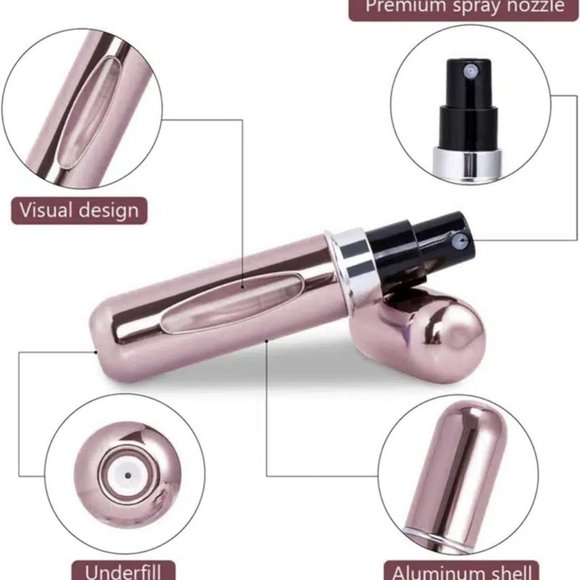 Sold -New 5 bottles at 5ml each Perfume Bottles-Travel, Portable, spray. - Picture 5 of 10